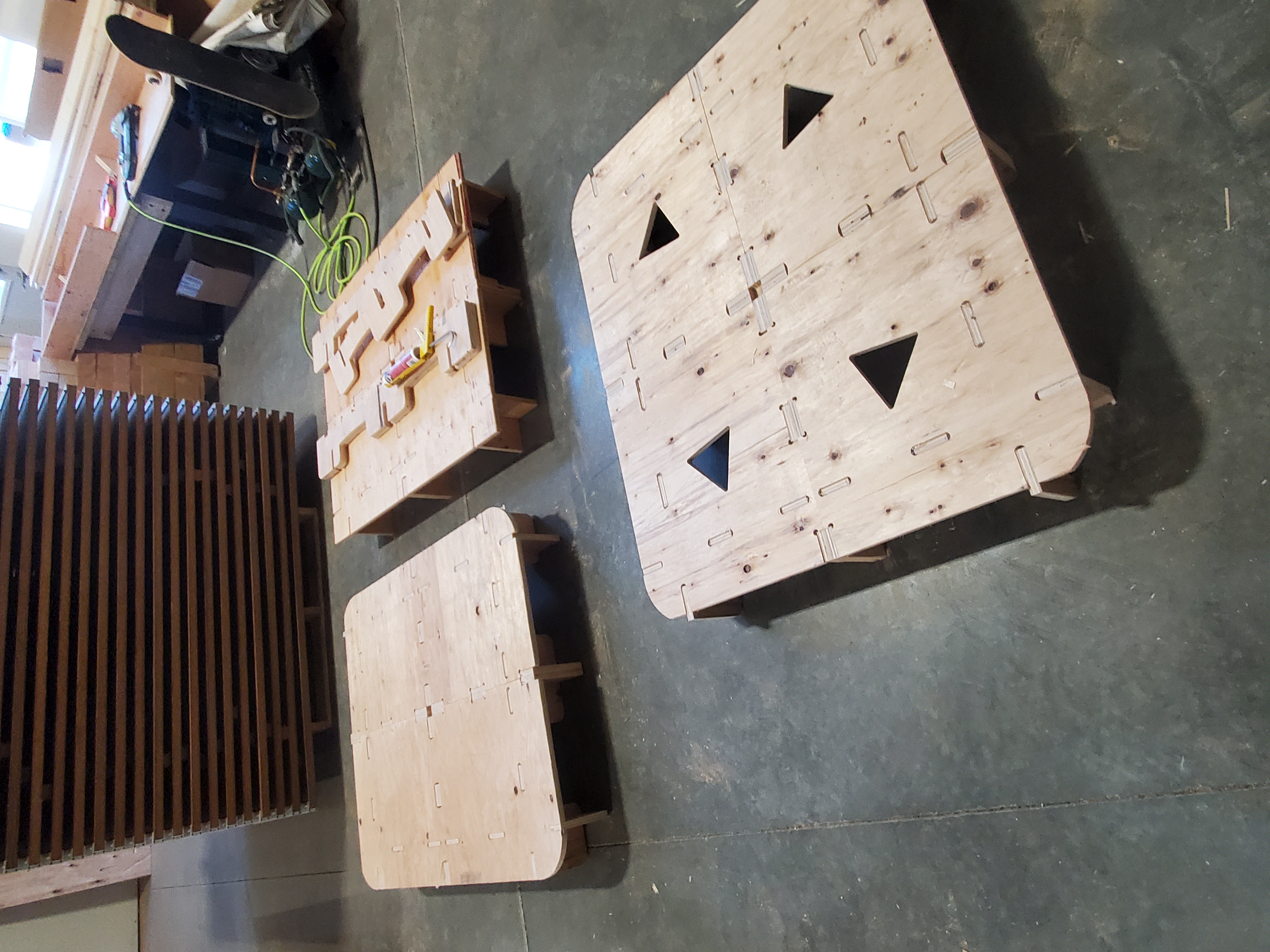 A few versions of the pallet.