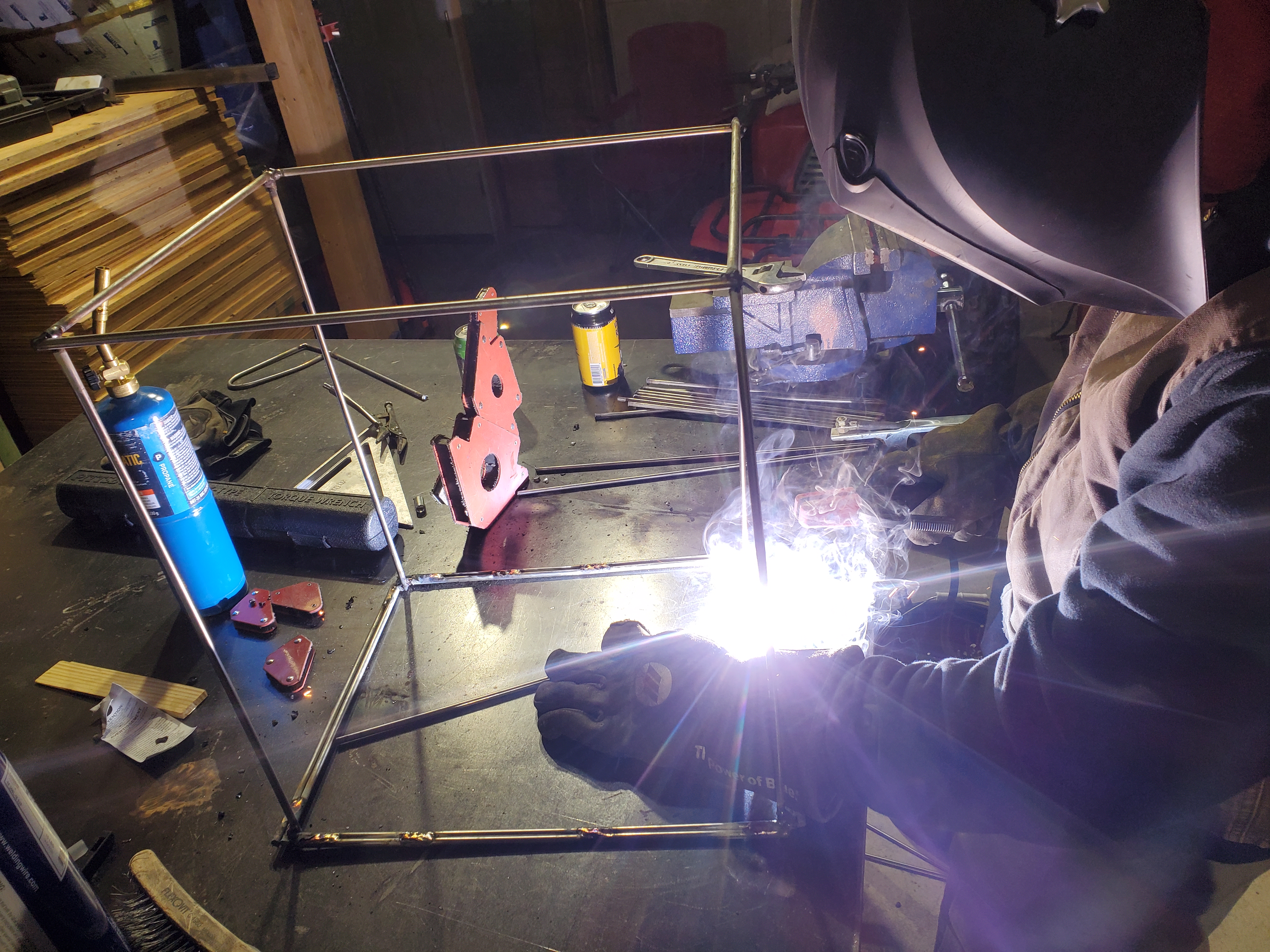 Stick Welding.