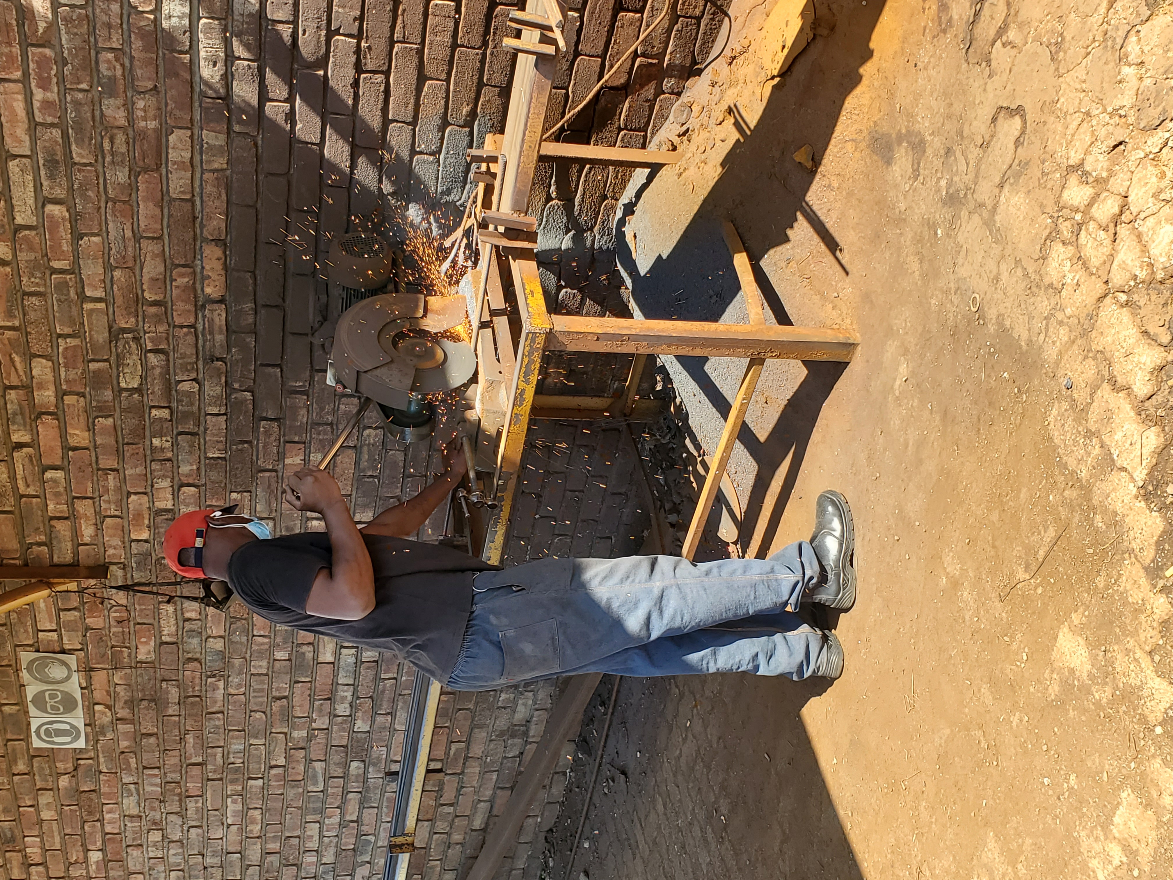 Getting some steel cut and bent in town.