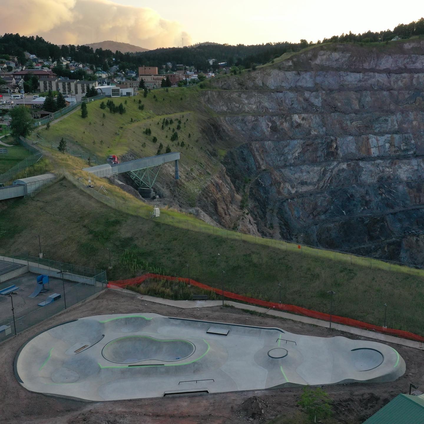 Skatepark in Lead, South Dakota