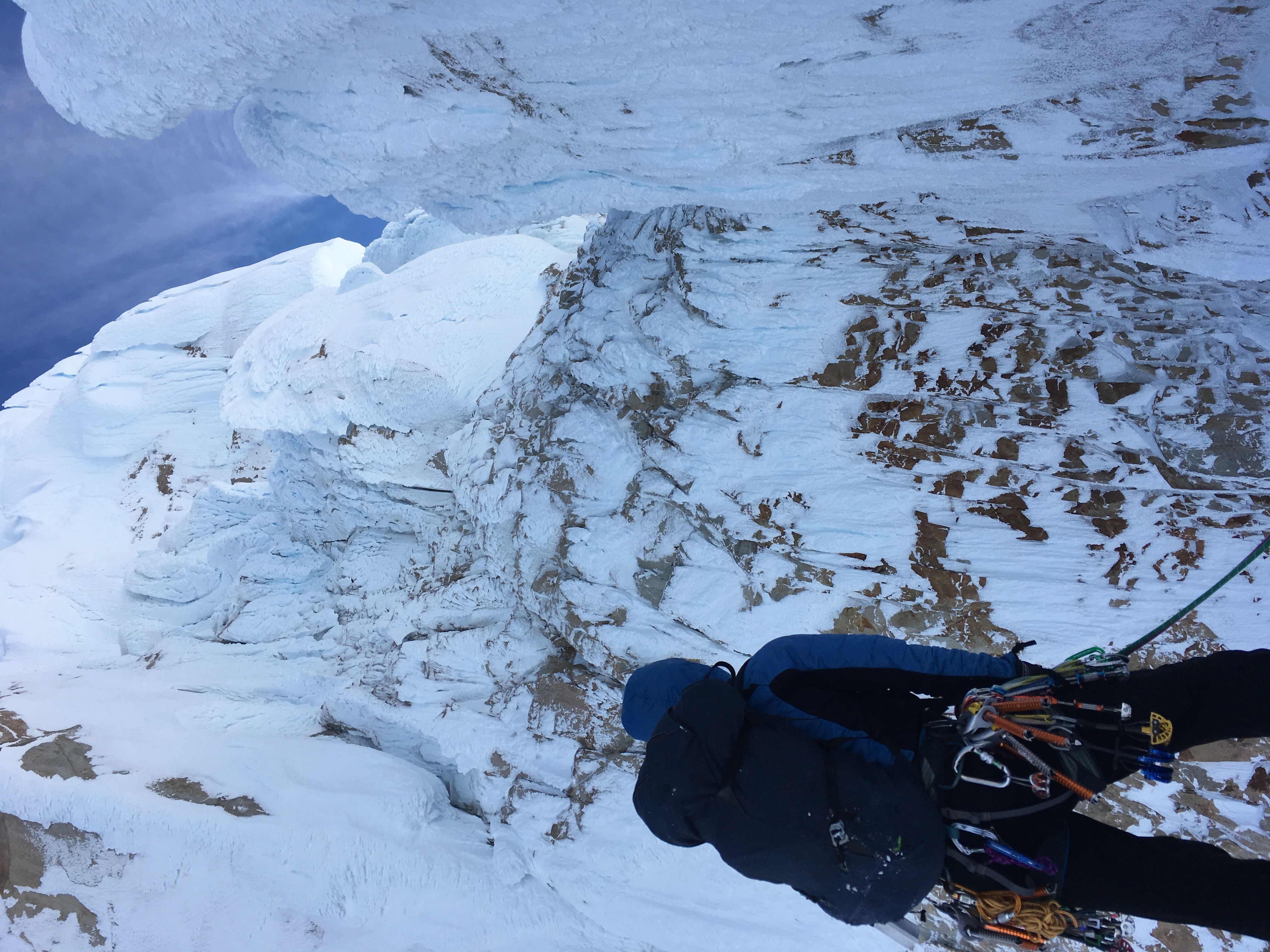 Matt Cornell Looking at the Headwall