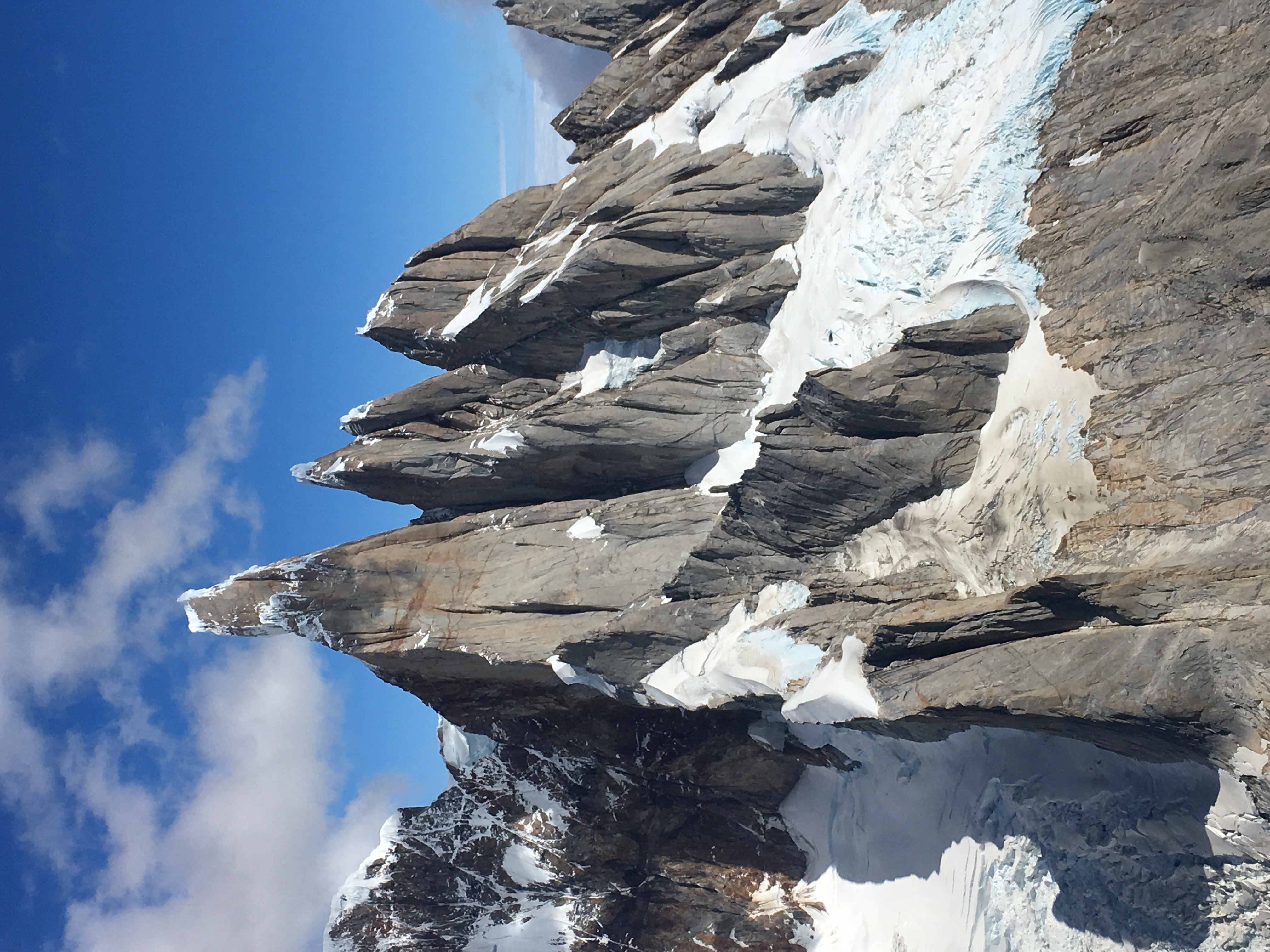 Cerro Torre, Torre Egger, and Cerro Standhardt from the East.