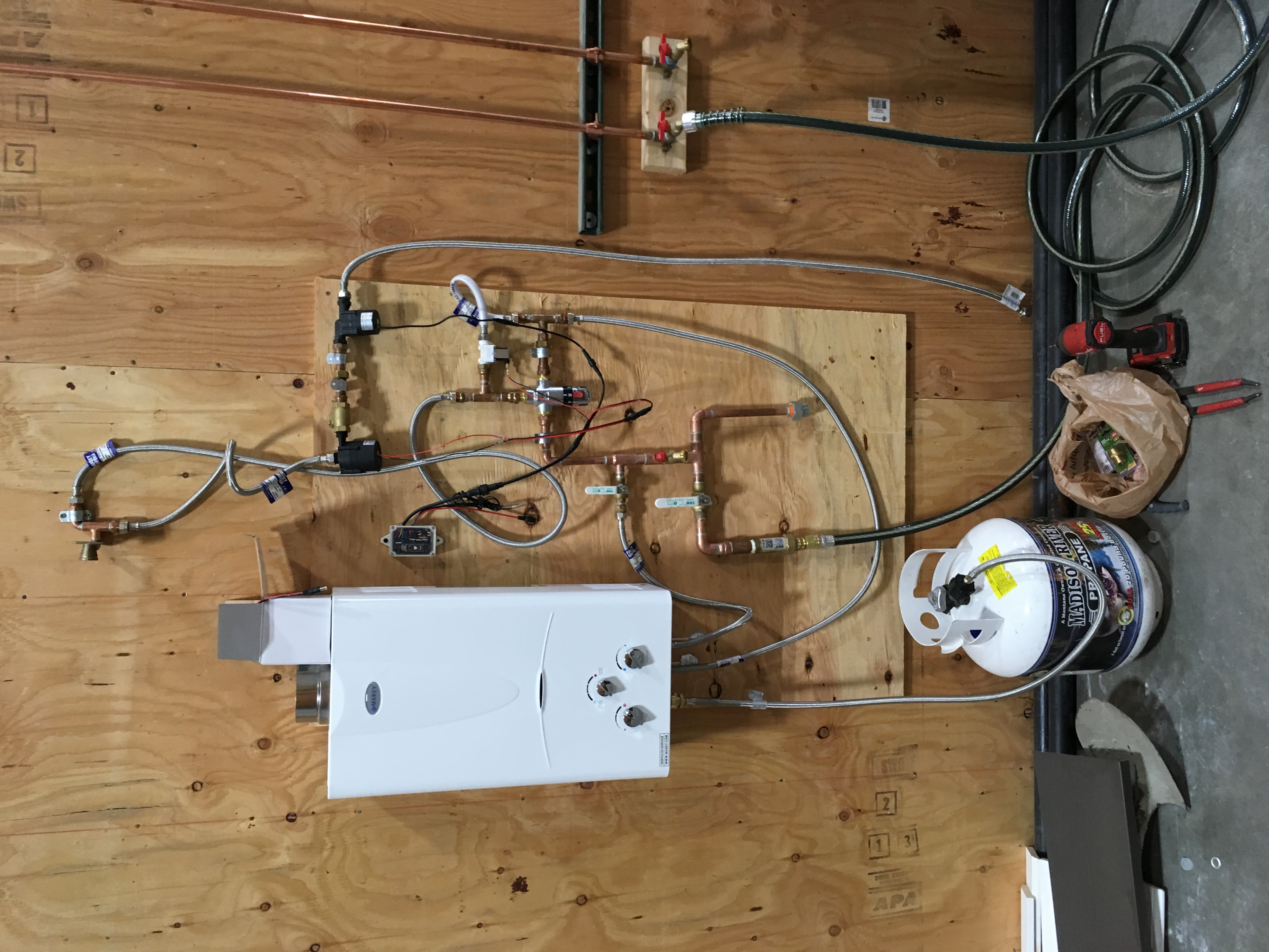 The Full ReCirc System on the test stand.