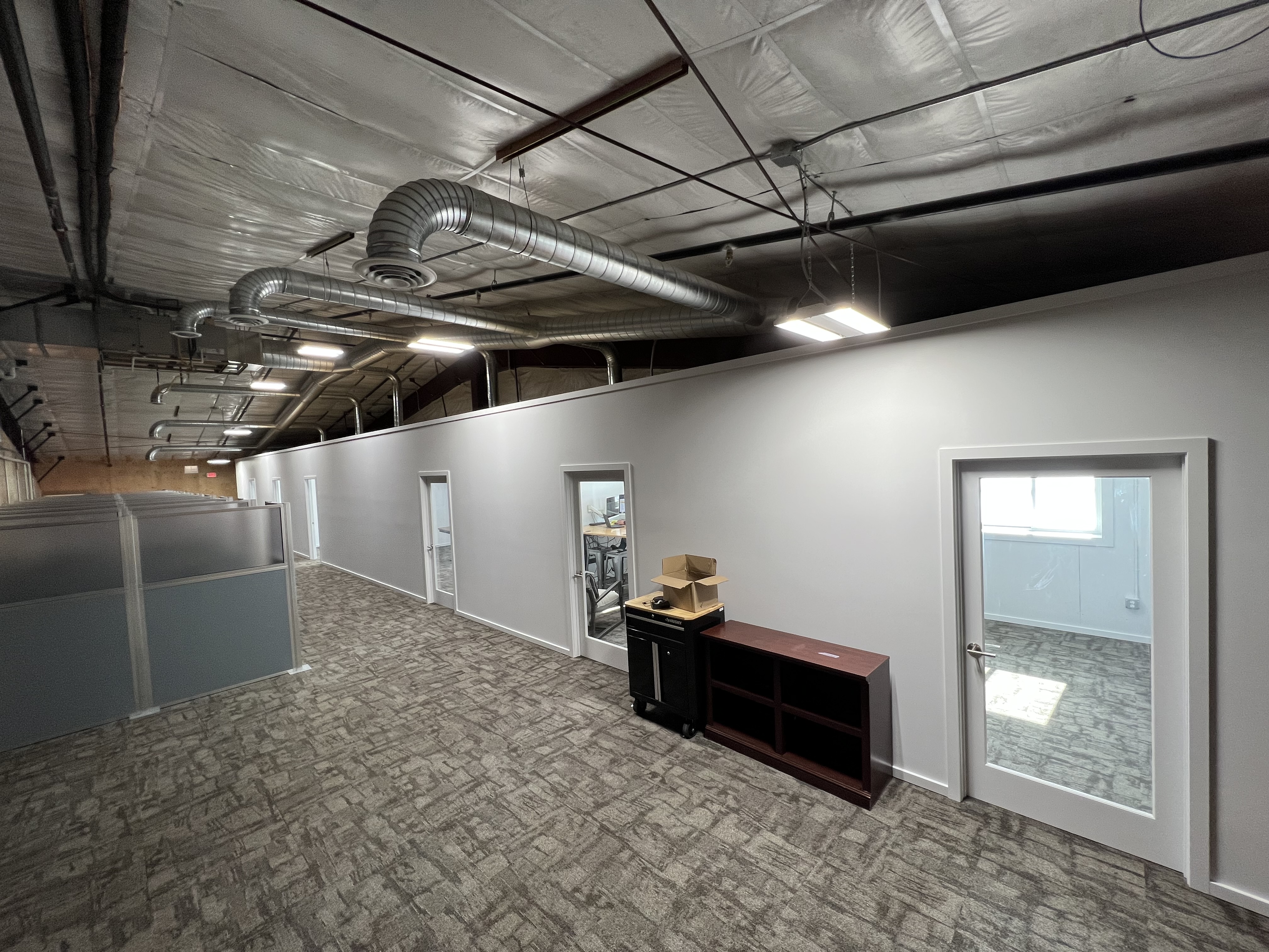 Tenant Improvement, Office Space in a Commercial Warehouse.